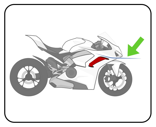 Downforce Naked Frontal Spoilers Puig Hi Tech Parts