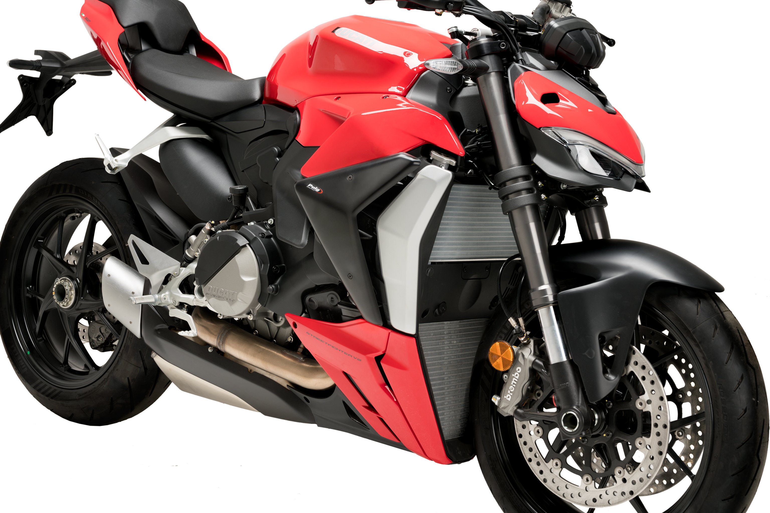 Downforce Naked Side Spoilers For Motorcycle Ducati Streetfighter V