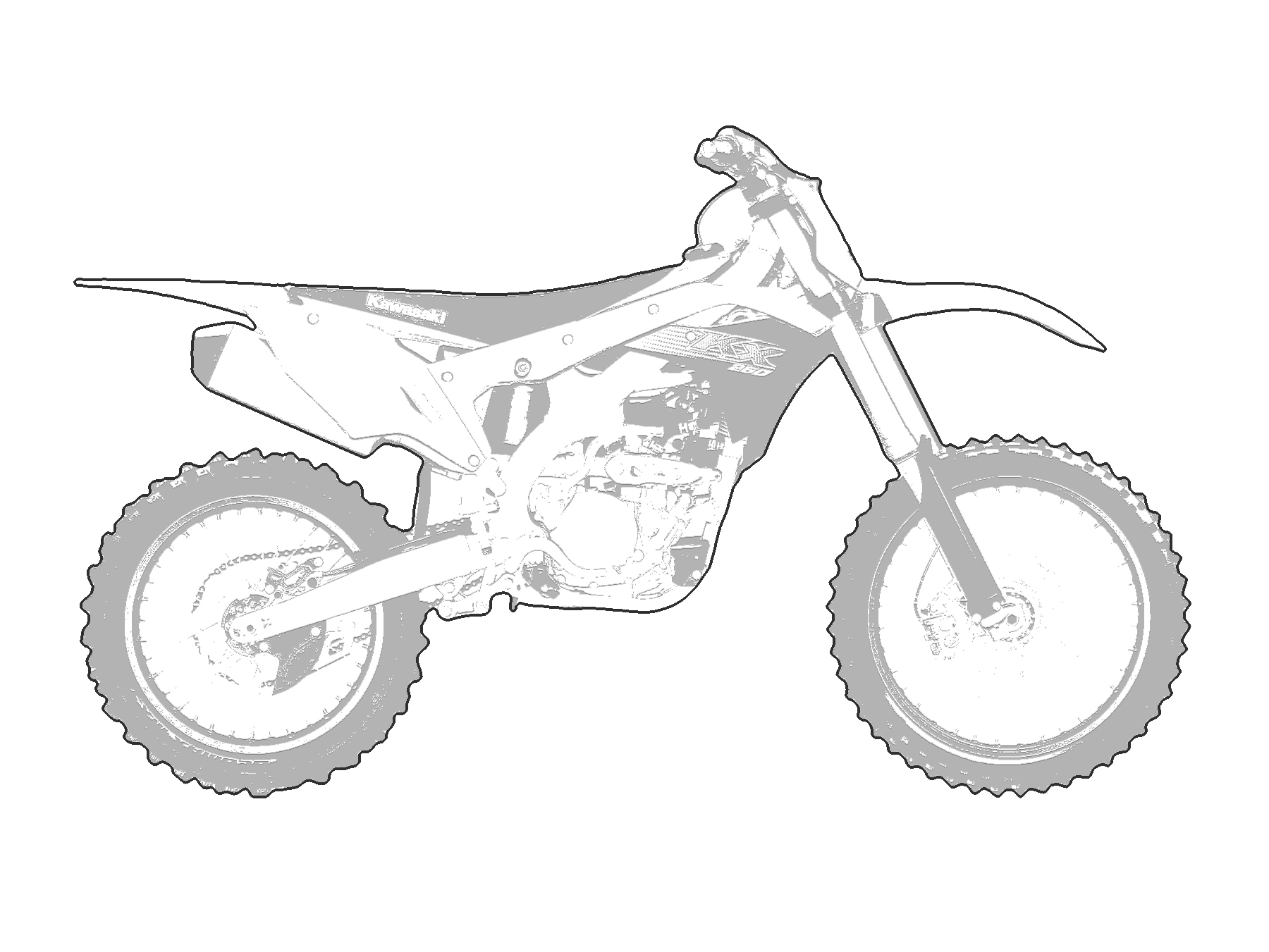 Kawasaki Z800  Motorcycle drawing, Bike drawing, Bike art