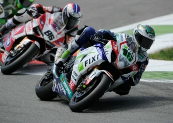 Fighting performance by Camier in the Monza sun