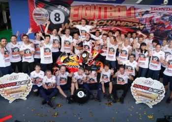 El equipo HONDA HRC se proclama campeón de MOTO GP de la mano de Marc Márquez