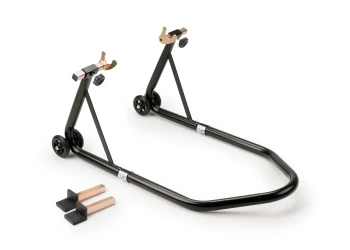 Rear stand for twin swings arms