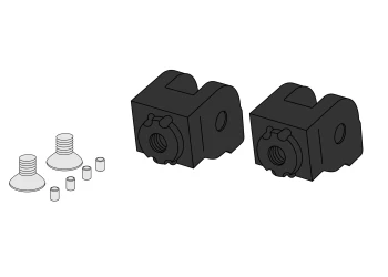 Rider and passenger adjustable footpeg adaptor