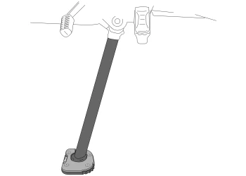 Kickstand Extension with Lowered Suspension