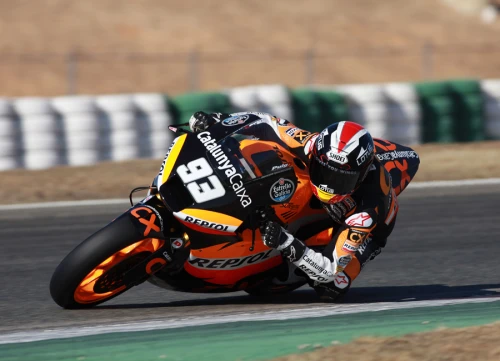 Marc M&aacute;rquez realiza un test satisfactorio en Albacete