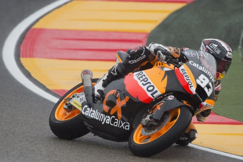 Marc M&aacute;rquez es segundo en el Gran Premio de Arag&oacute;n