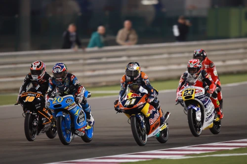 Fabio Quartararo y Jorge Navarro acarician el podio en Losail