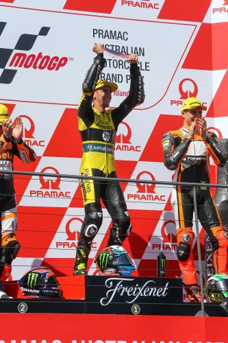 Rins spectacular victory in the GP of Australia