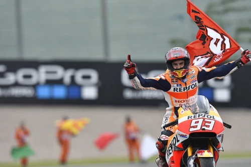 Sensacional séptima victoria de Marquez en Sachsenring; Pedrosa consiguió la sexta plaza