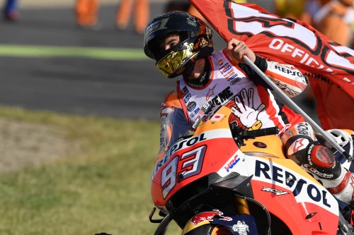 Marc M&aacute;rquez es corona campi&oacute; del m&oacute;n de MOTOGP a Motegi