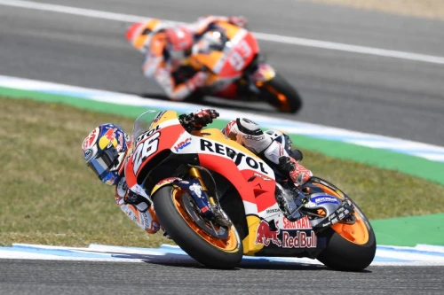 Histórica victoria en Jerez de un imparable Pedrosa, Márquez segunda posición.