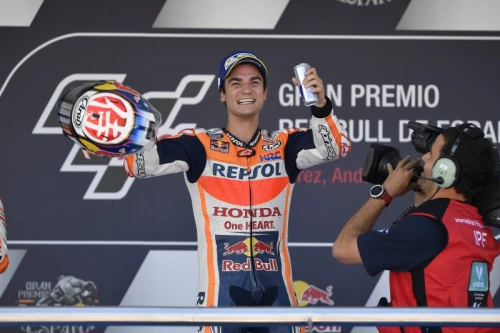 Histórica victoria en Jerez de un imparable Pedrosa, Márquez segunda posición.