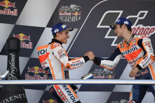 Histórica victoria en Jerez de un imparable Pedrosa, Márquez segunda posición.