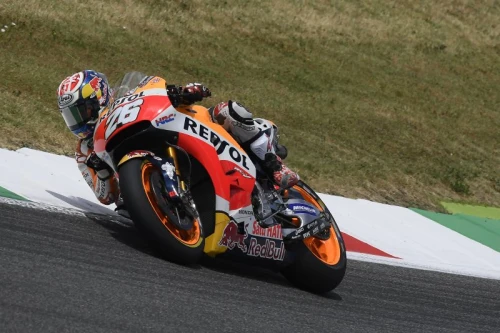 Difícil carrera para Márquez y Pedrosa en Mugello