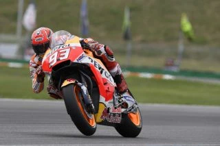 Master-class de Marquez i Pedrosa en segona posició.