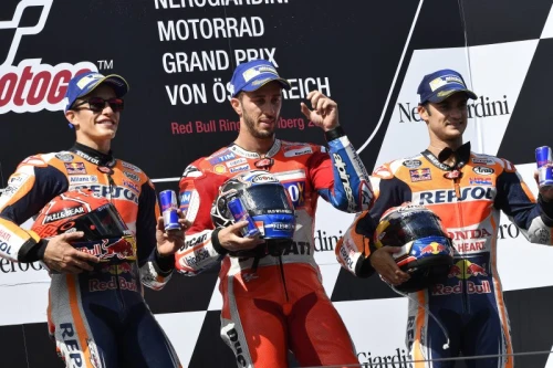 Sisè doble podi de la temporada per al Repsol Honda Team al Red Bull Ring