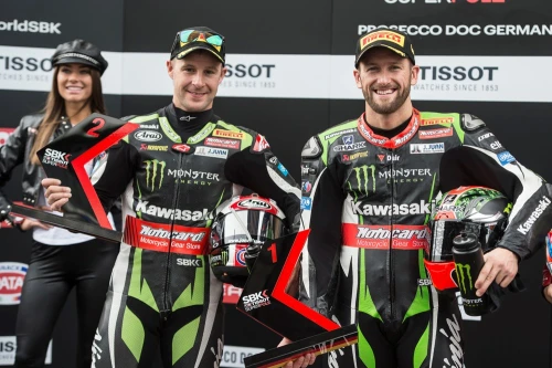 REA I SYKES EN EL PODI DE LAUSITZRING