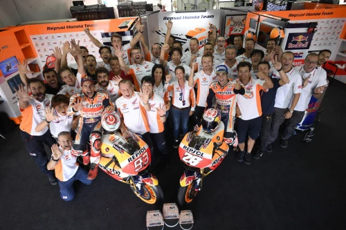 Course Master-Class pour Marquez et Pedrosa, première et second à Motorland Aragon