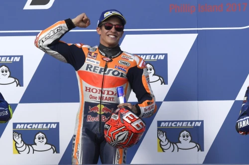 Marc Marquez takes a momentous victory at dry Phillip Island