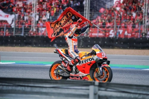 The HONDA HRC team is proclaimed MOTO GP champion with Marc Márquez