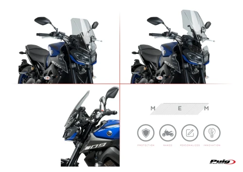 Nou suport MEM Puig per la Yamaha MT-09 17'-