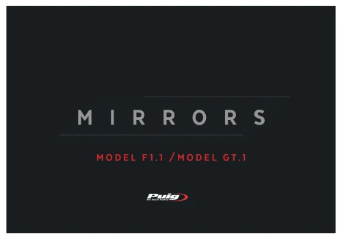 Puig F1.1 and GT.1 rear-view mirrors: sports essence