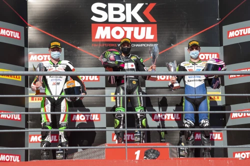 Triple win for the Kawasaki Racing Team