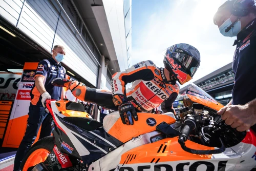 Márquez persigue la victoria en Austria