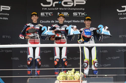 Álvaro Carpe, unstoppable in the Junior GP: remains leader