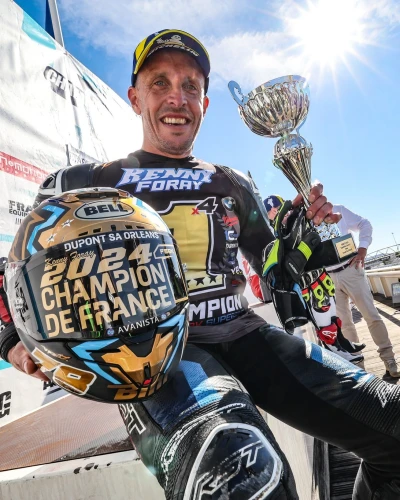 KENNY FORAY, NOUVEAU CHAMPION DE SUPERBIKES DE FRANCE