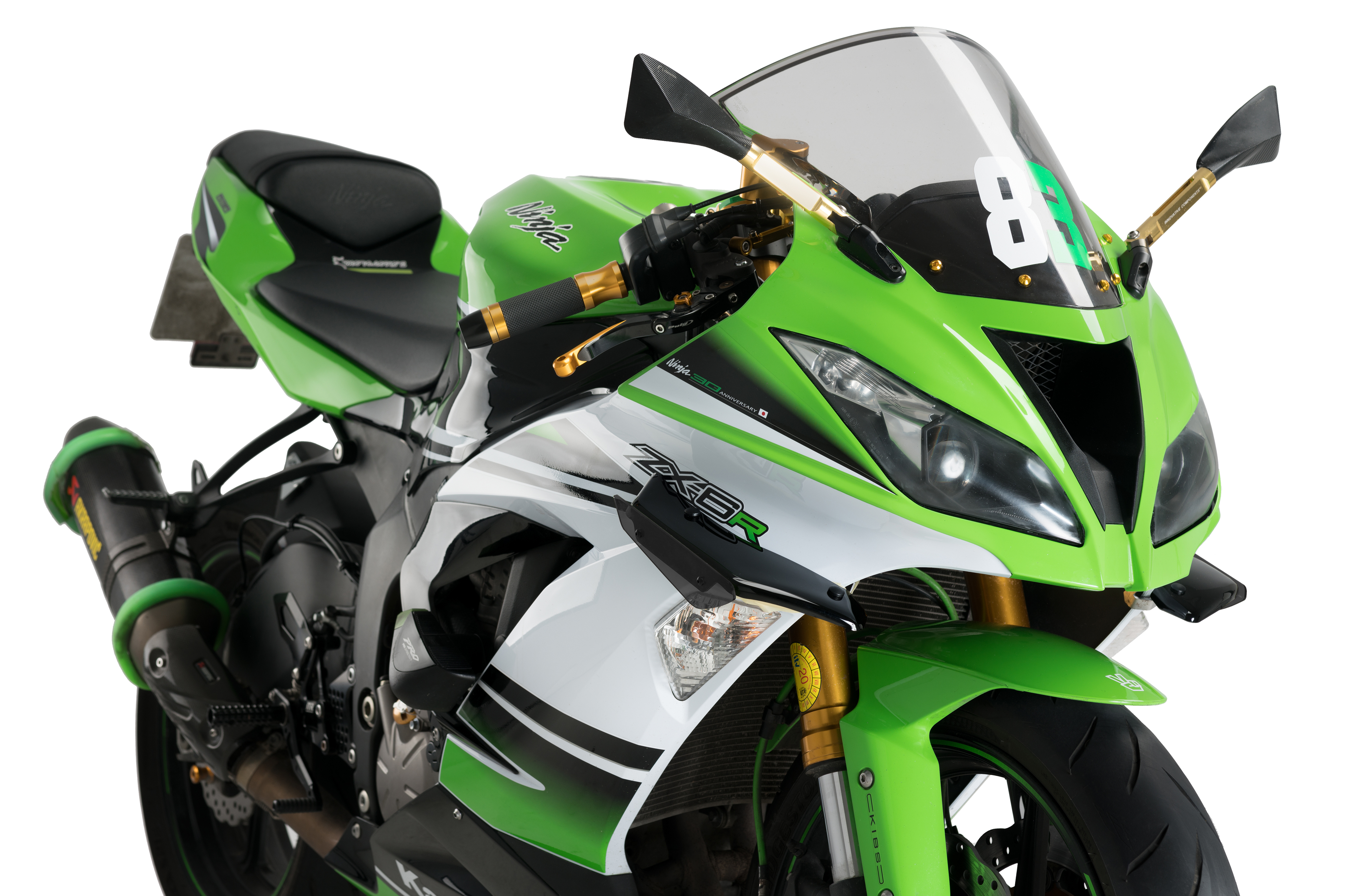 Downforce Sport Side Spoilers for motorcycle KAWASAKI ZX-6R 