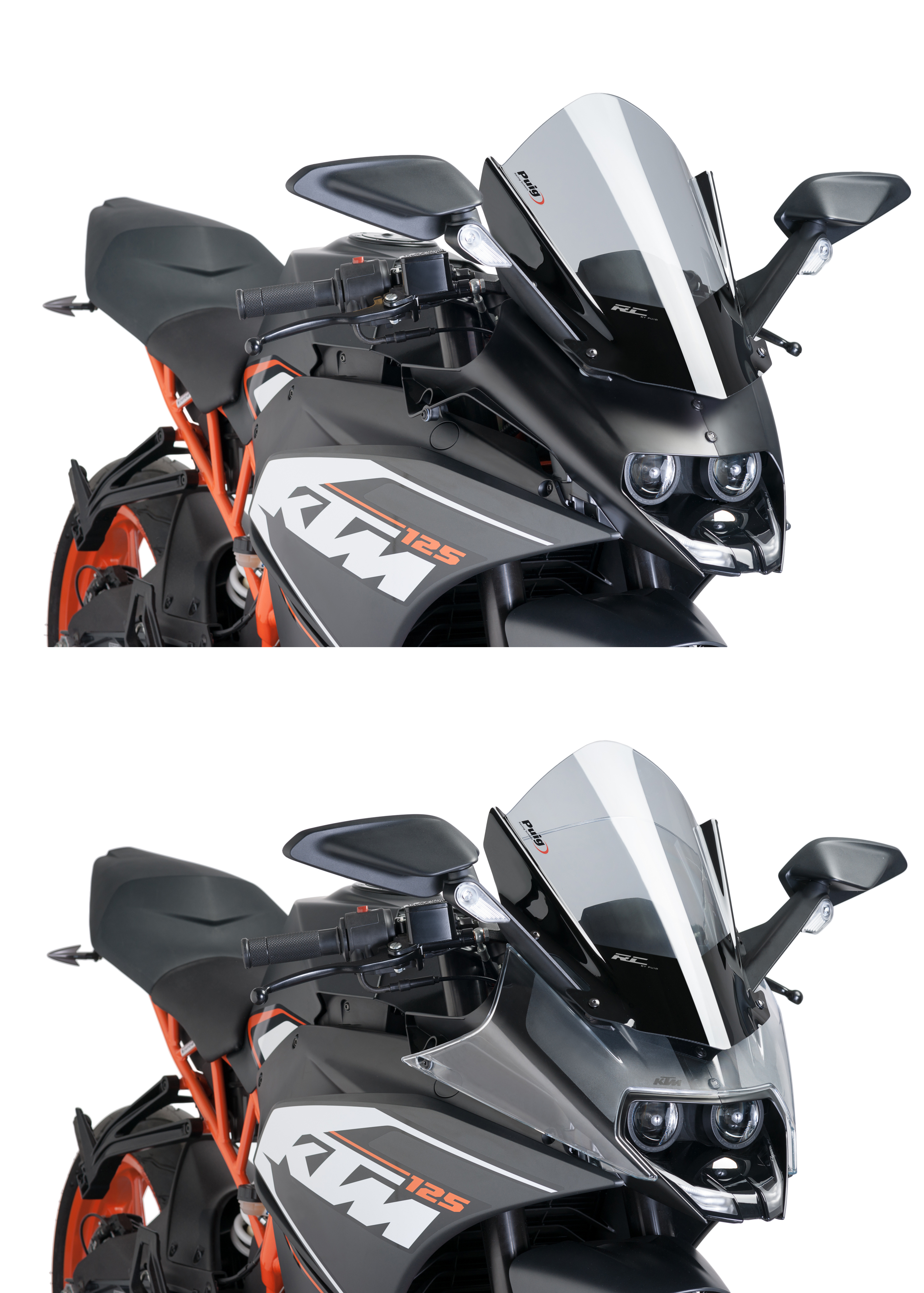 Z-Racing Screen for motorcycle KTM RC390 2020 - Puig Hi-Tech Parts