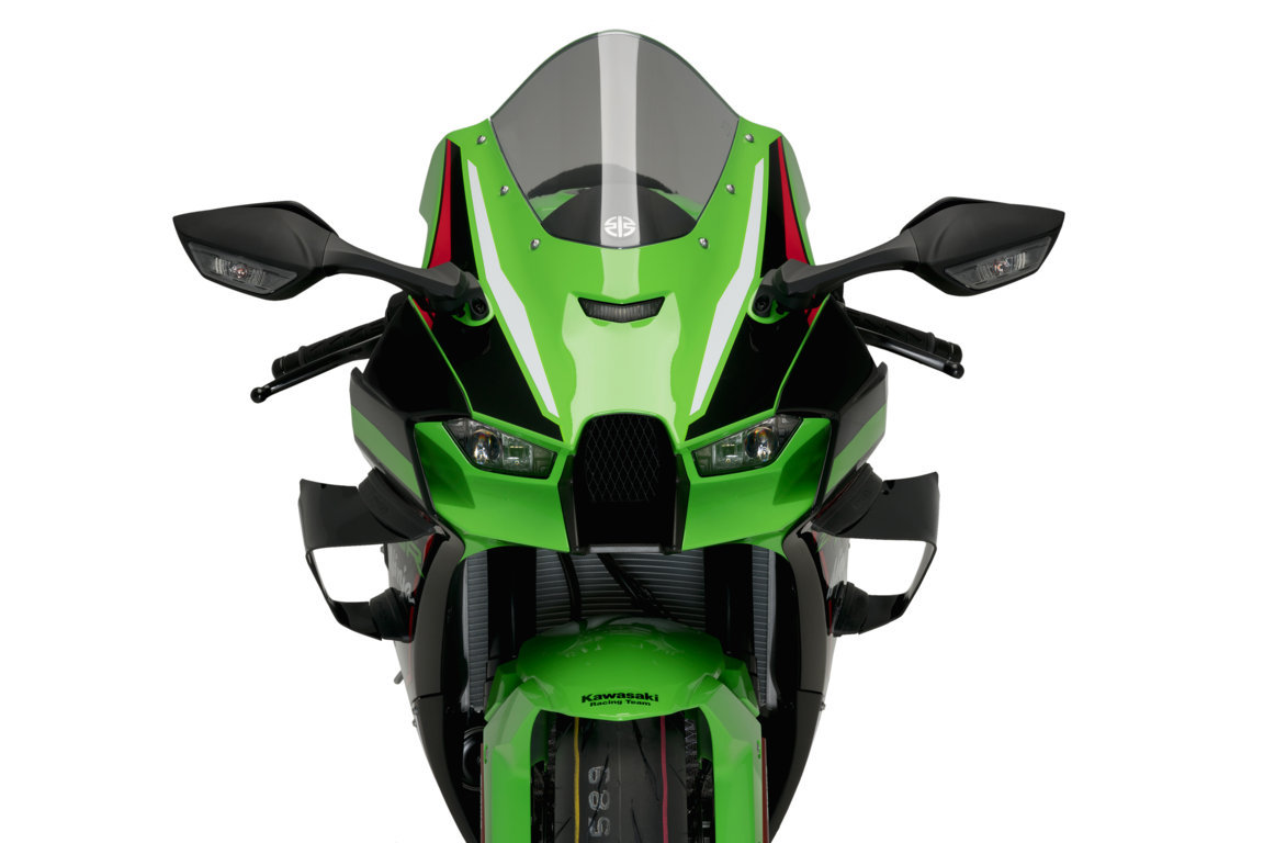 豊富なお得在庫あり Puig 20541H スクリーン ZX-10R /RR (21-) [スモーク] プーチ レーシング タイプ フロント