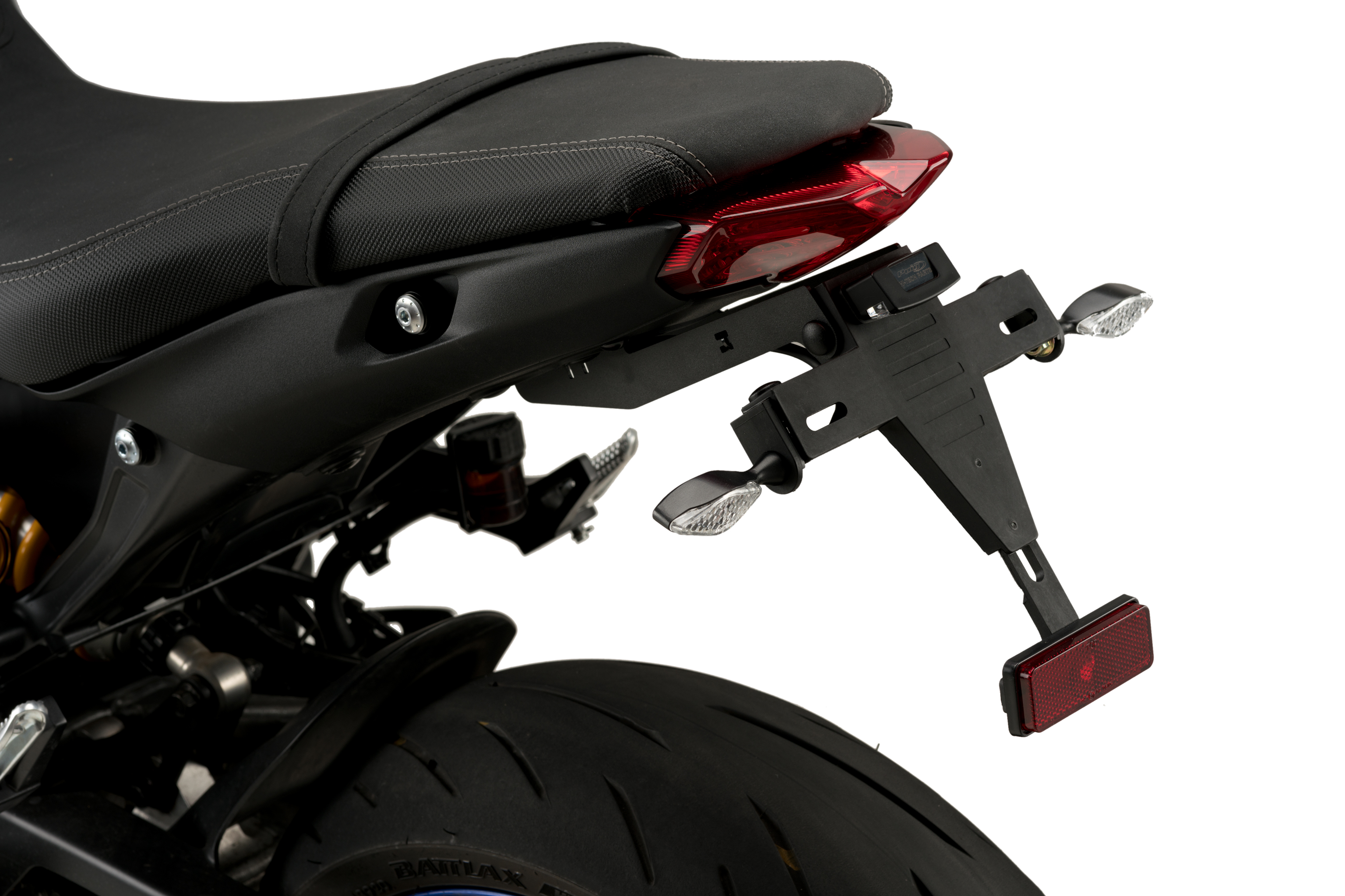 Portamatriculas Moto Placa Soporte Matrícula Para YAMAHA Para MT09 Para MT  09 2021 2022 Accesorios Motocicleta Soporte Montaje Trasero Ordenado  Eliminador Guardabarros Trasero Moto Licencia Placa Sopo : : Coche  y moto