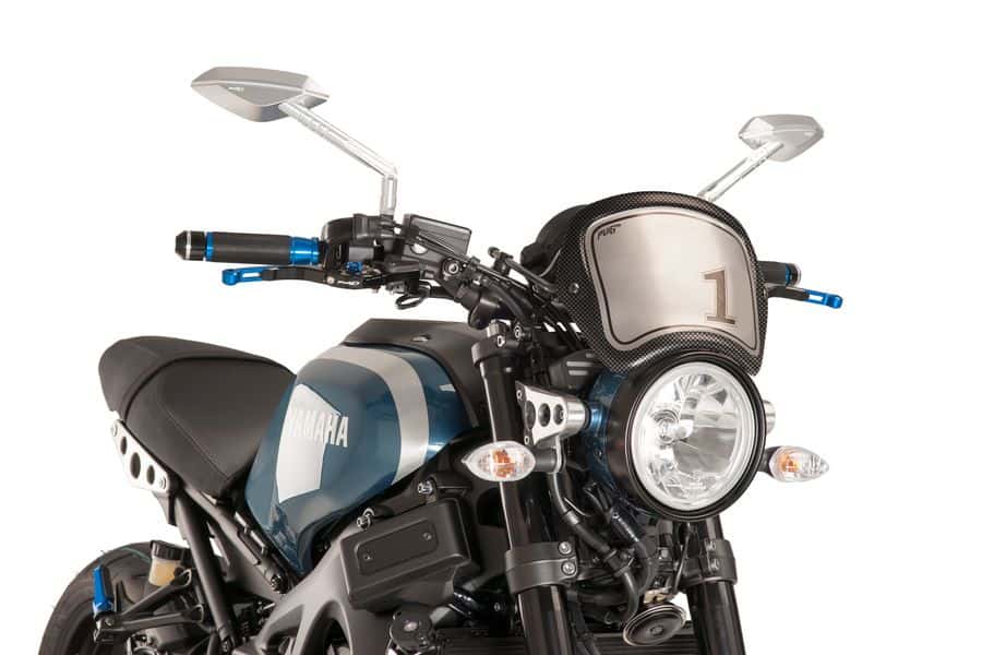 Accessoires de moto Pare-brise en aluminium pare-brise pare-brise  déflecteur pour Yamaha Xsr 900 Xsr900 2015 - 2018 2019 2020